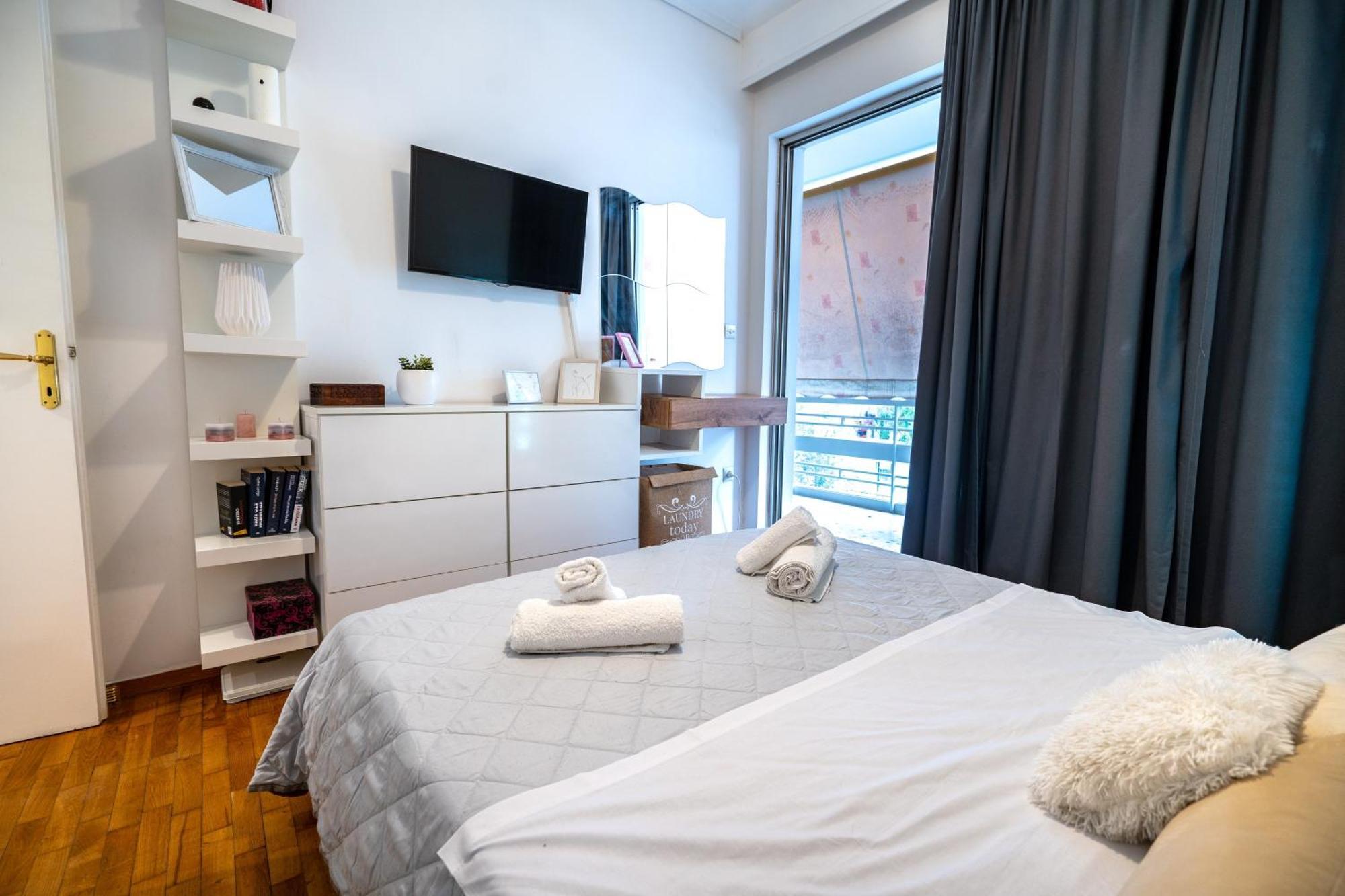 Neo Irakleio Train St. 1 Bedrm 4 Pers. Apartment 雅典 外观 照片